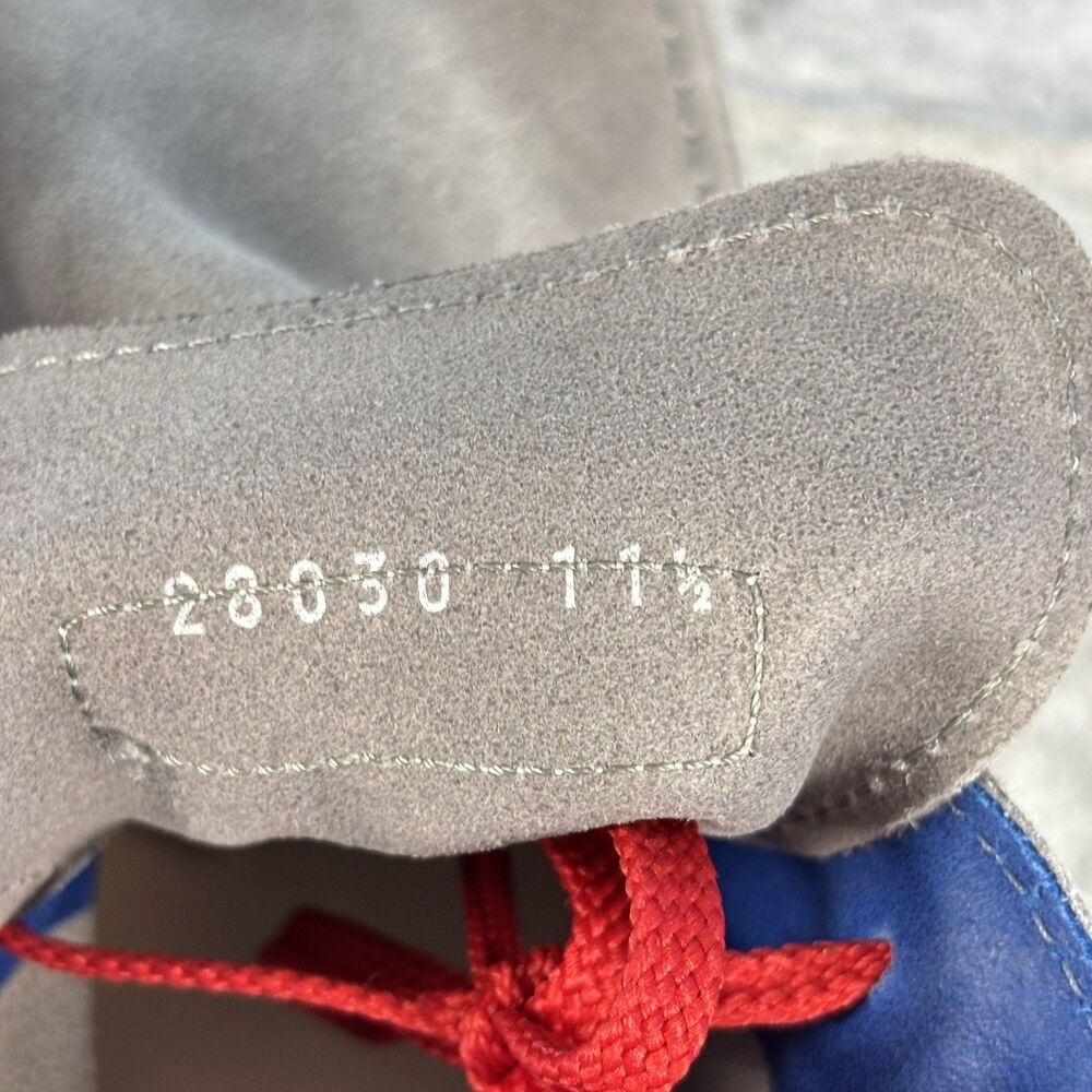 LO.WHITE 28030 Gray Suede Sneakers Mens Size 11.5 IOB & Dust Bag Italy MSRP $450 - Picture 13 of 14